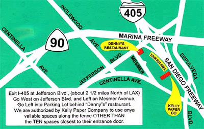 Map 1 - West Los Angeles Departure